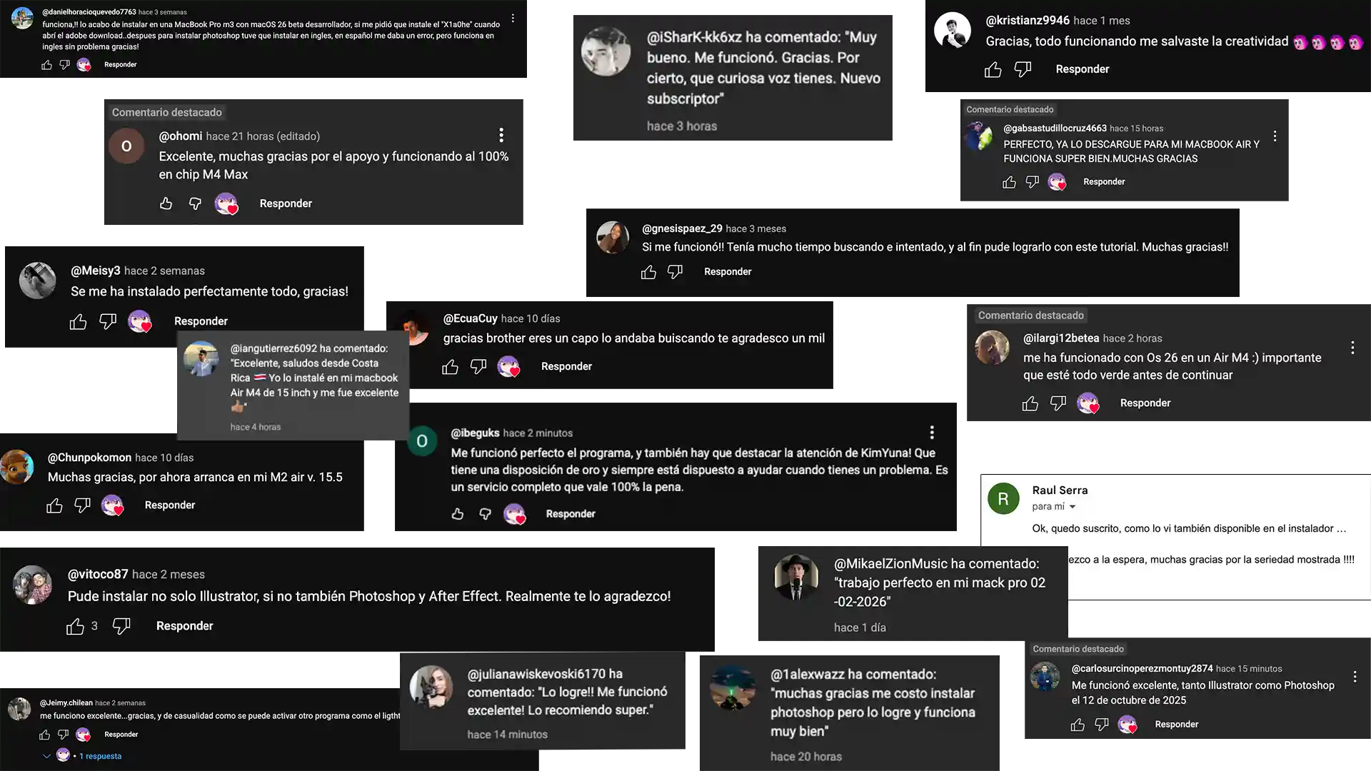 Comunidad de clientes satisfechos