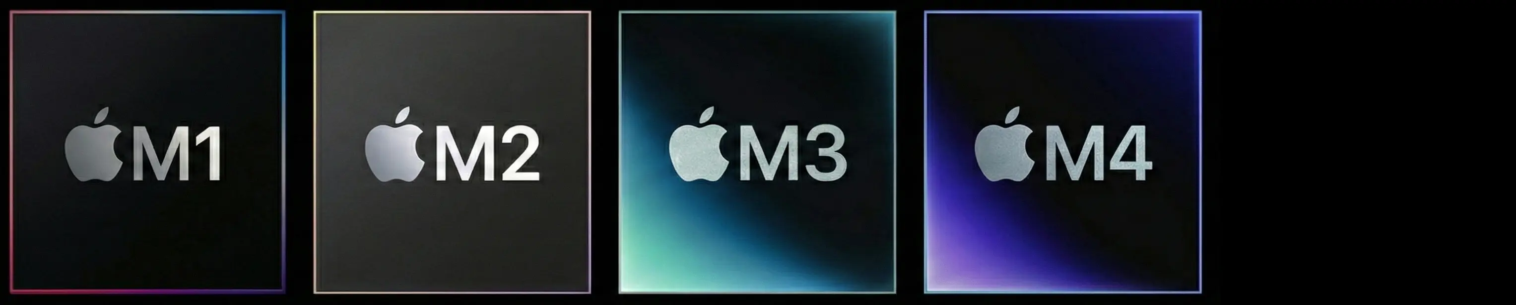 Chips Apple M1, M2, M3 y M4